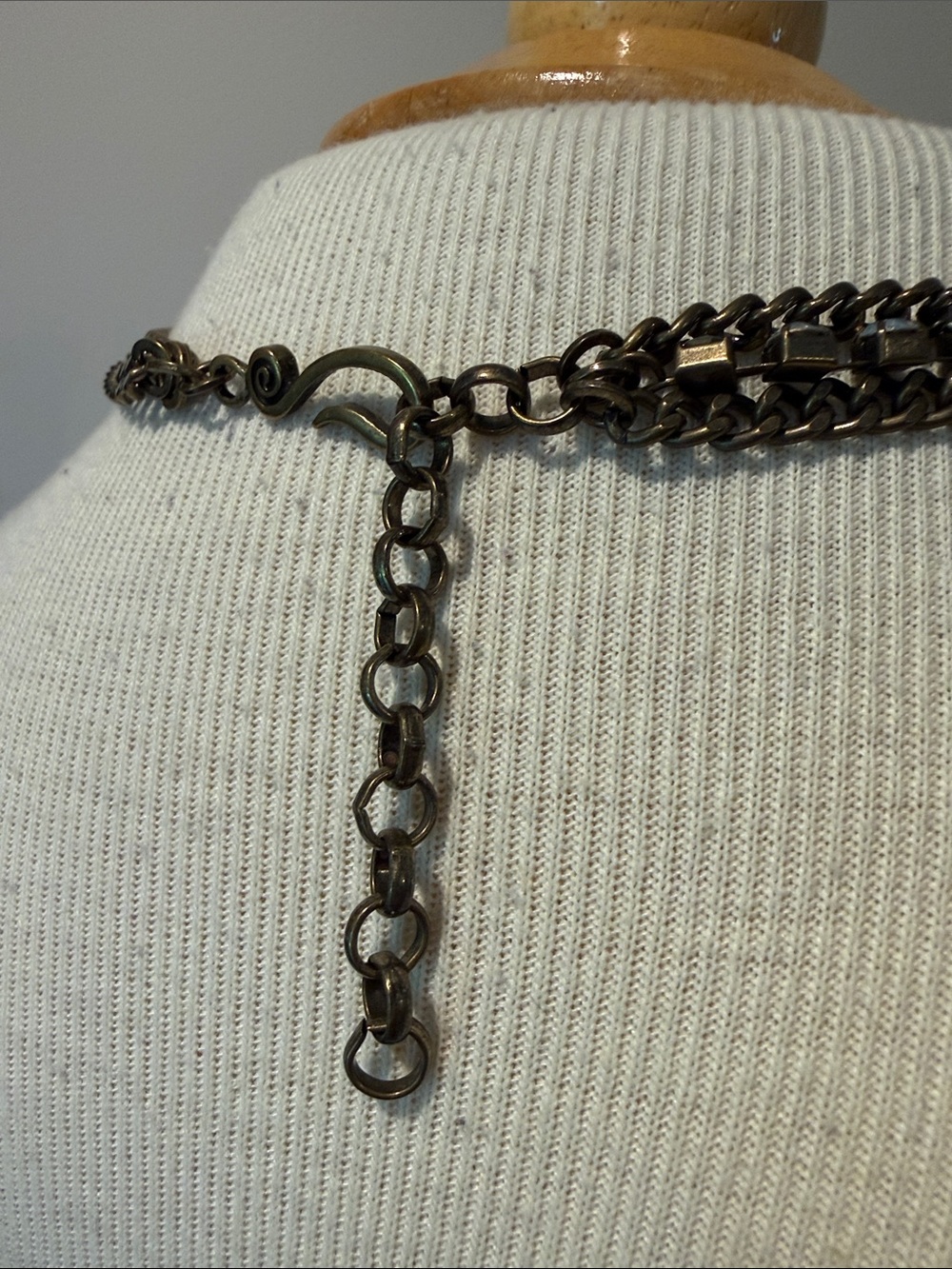 Blue Stone and Crystal Accent Statement Necklace - Women Jewelry - Picture 3 of 7